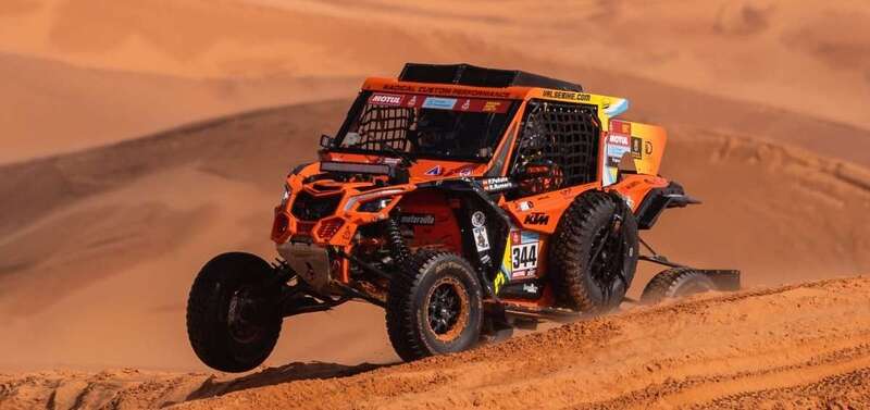 Vehículo pilotado por Pedro Peñate y Rosa Romero/TA.